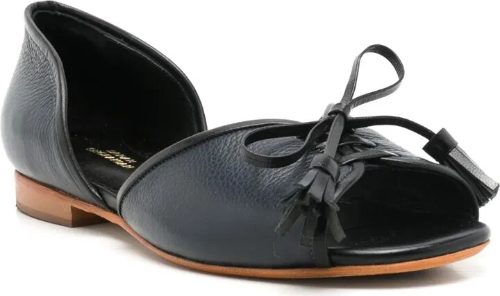 leather Norway flat sandals - Image 2