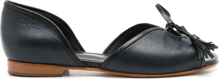 leather Norway flat sandals