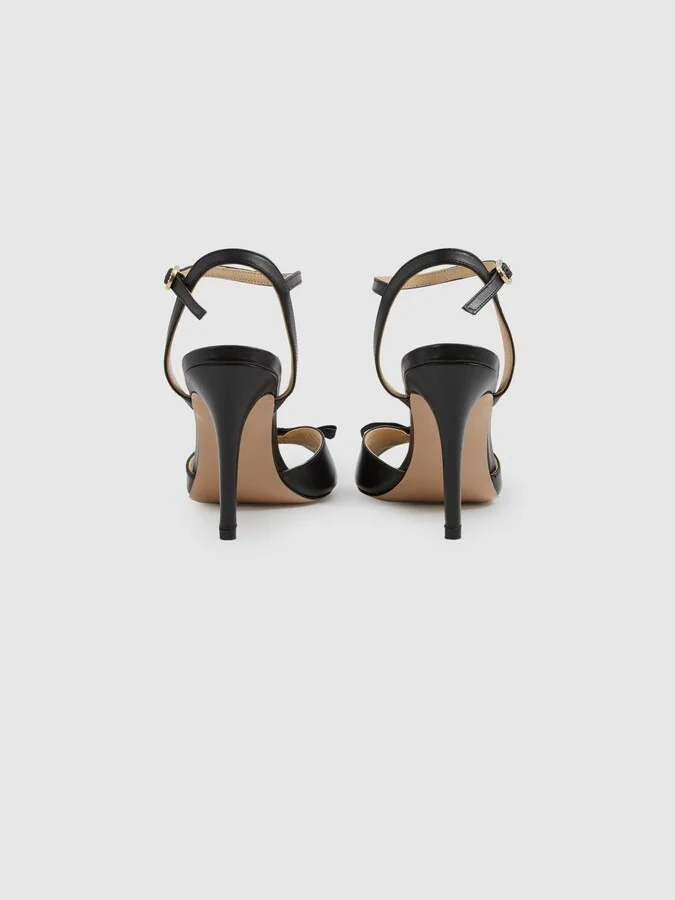 Leather Open-toe Heels - Image 3