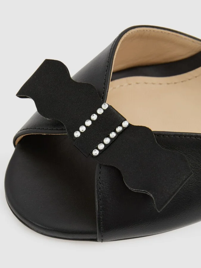 Leather Open-toe Heels - Image 4