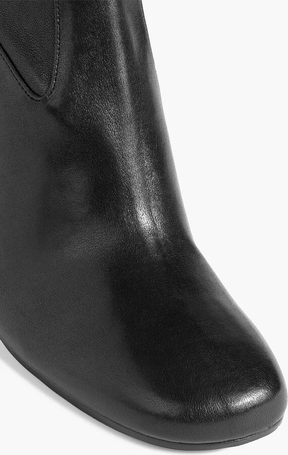 Leather over-the-knee boots - Image 4