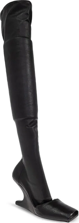 leather Over-The-Knee boots - Image 2