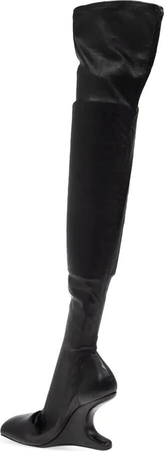 leather Over-The-Knee boots - Image 4