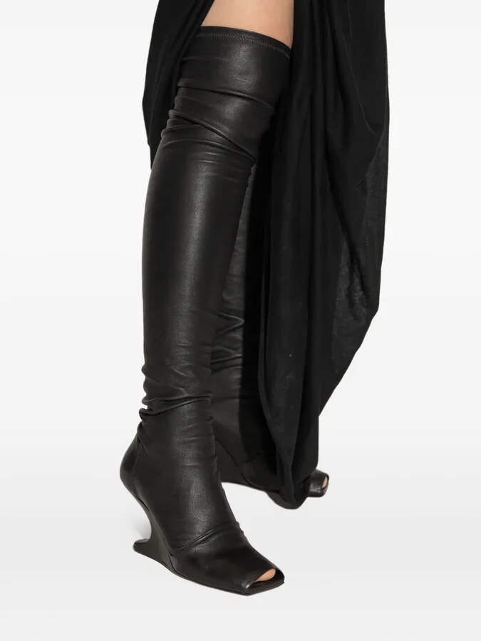 leather Over-The-Knee boots - Image 5