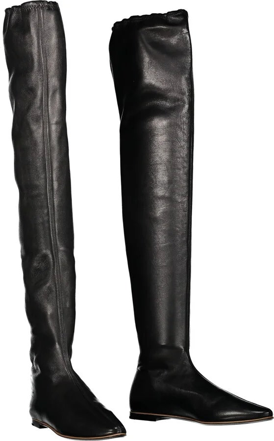 Leather Over-the-knee Boots - Image 3