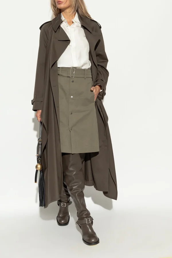 Leather Over-the-Knee Boots, , - Brown - Image 2