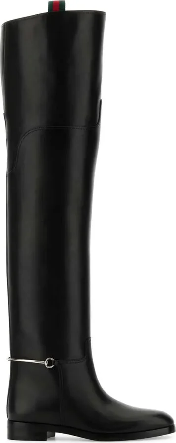 Leather Over-The-Knee Boots