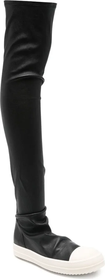 Leather Over-The-Knee Sneakers - Image 2