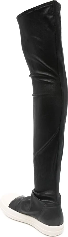 Leather Over-The-Knee Sneakers - Image 3