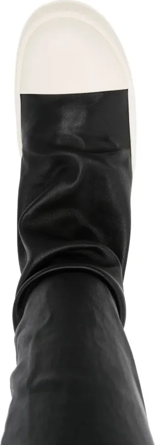 Leather Over-The-Knee Sneakers - Image 4