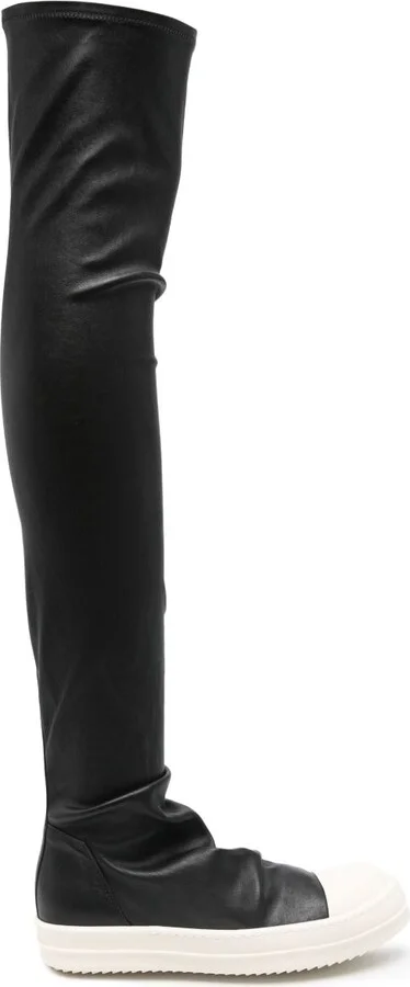Leather Over-The-Knee Sneakers