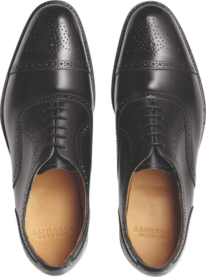 Leather Oxford Brogue Shoes - Image 2