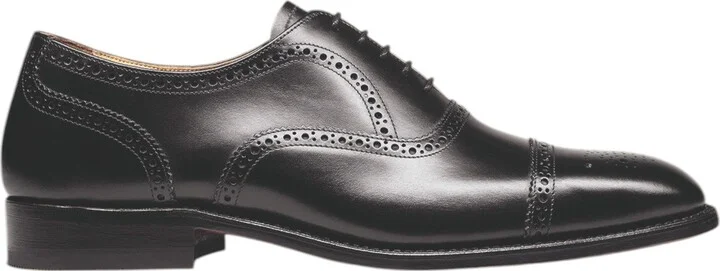 Leather Oxford Brogue Shoes - Image 3