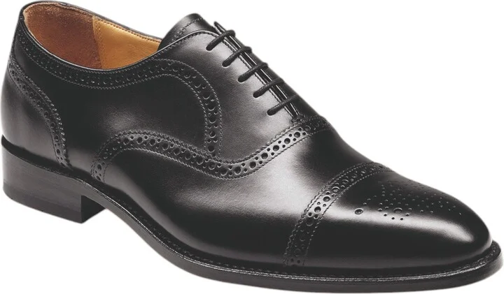 Leather Oxford Brogue Shoes - Image 4