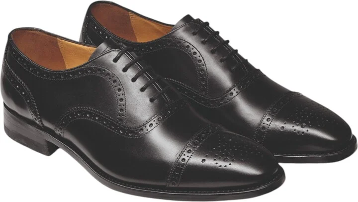 Leather Oxford Brogue Shoes
