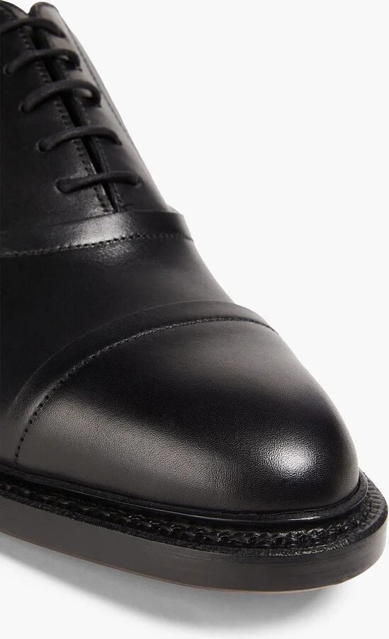 Leather Oxford shoes - Image 4