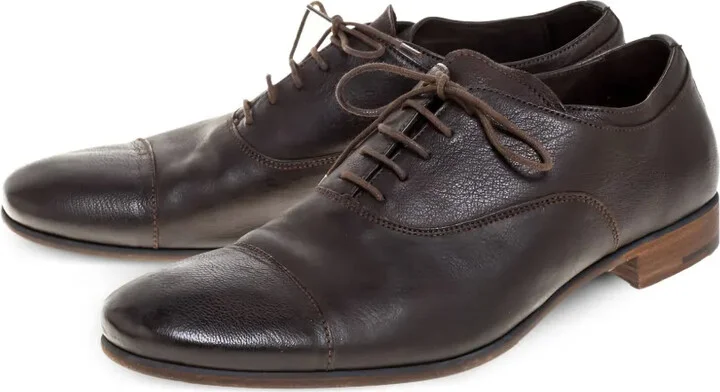Leather Oxford Shoes - Image 3