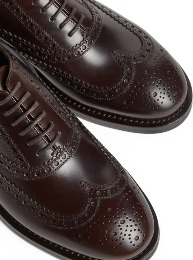 leather Oxford shoes - Image 4