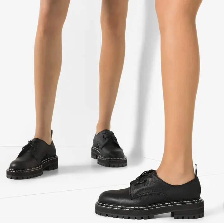 leather Oxford shoes - Image 3
