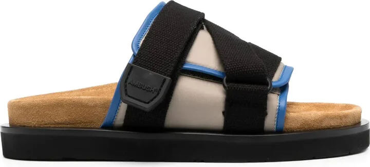 Leather Padded Slides
