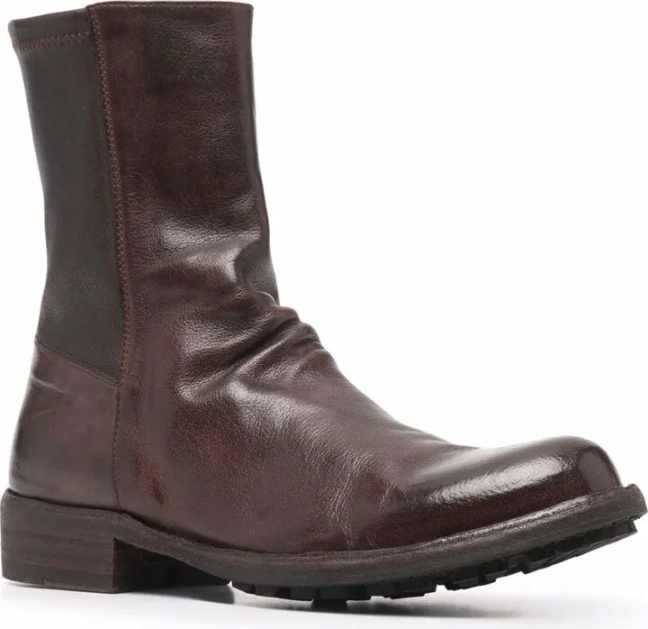 Leather-Panel Boots - Image 2