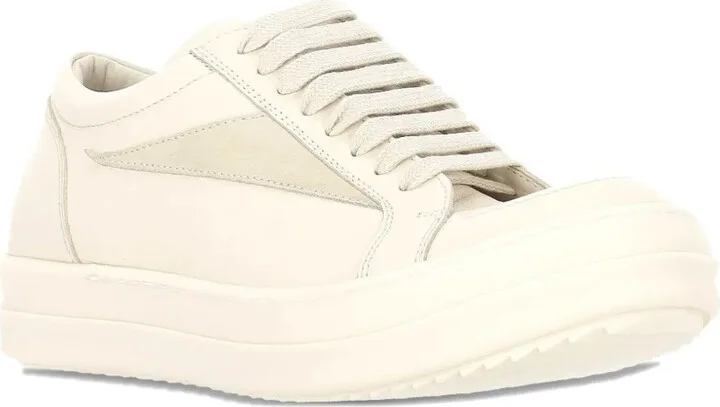 Leather Panel Lace-Up Sneakers - Image 2