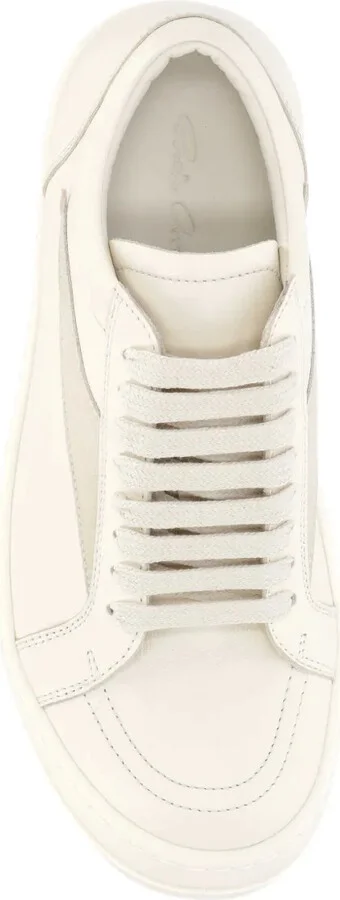 Leather Panel Lace-Up Sneakers - Image 3