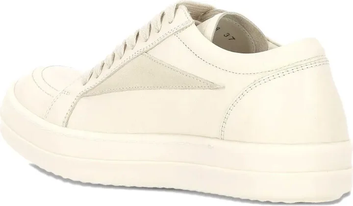 Leather Panel Lace-Up Sneakers - Image 4
