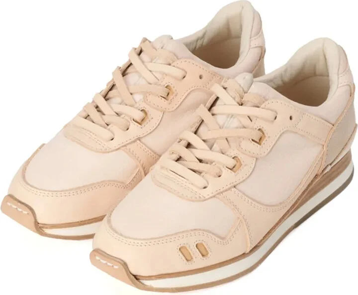 Leather Panel Sneakers - Image 2
