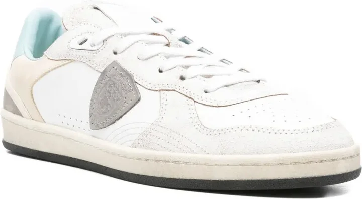 Leather Panel Sneakers - Image 2