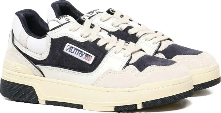 Leather Panel Sneakers - Image 2