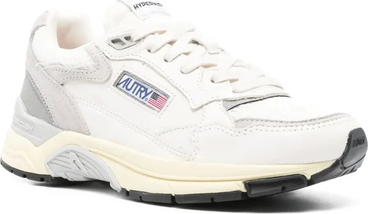 Leather Panel Sneakers - Image 2