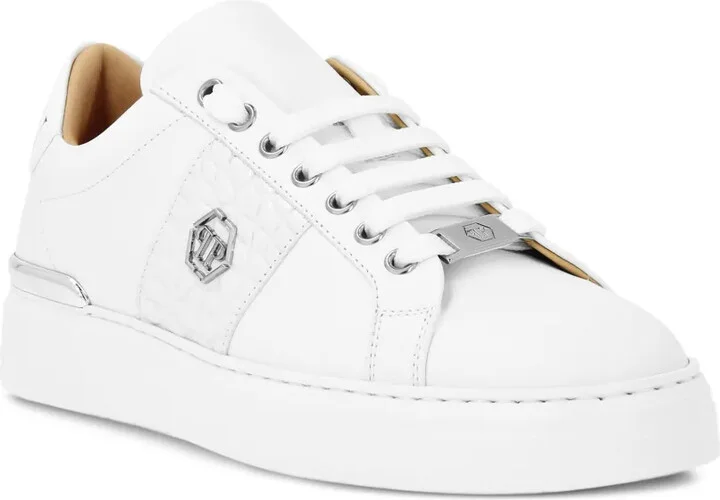 Leather-Panel Sneakers - Image 2