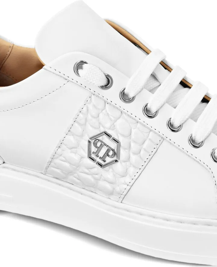 Leather-Panel Sneakers - Image 4