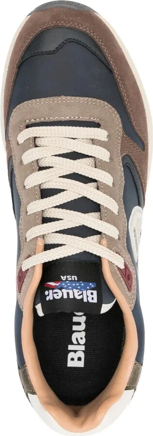 Leather Panel Sneakers - Image 4