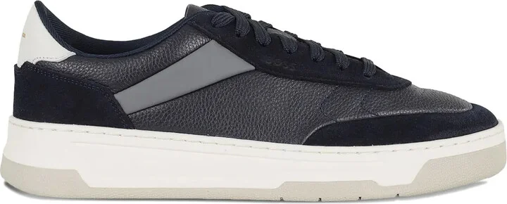 Leather Panel Sneakers