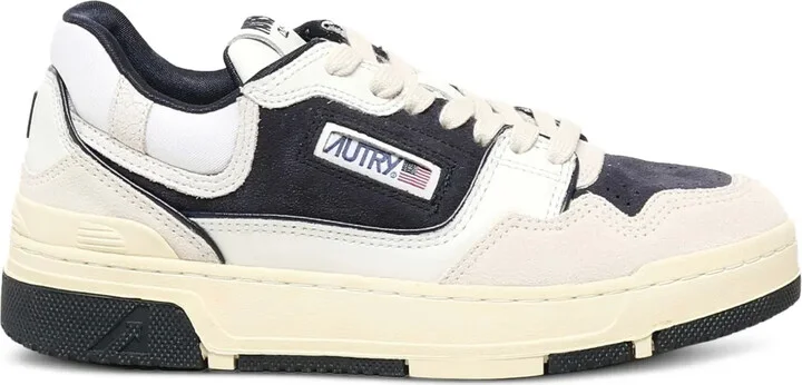 Leather Panel Sneakers