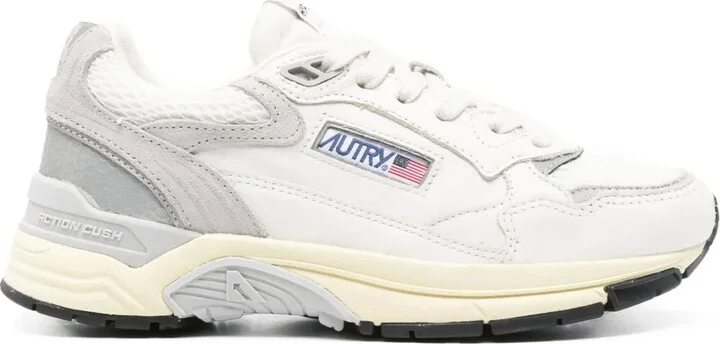 Leather Panel Sneakers