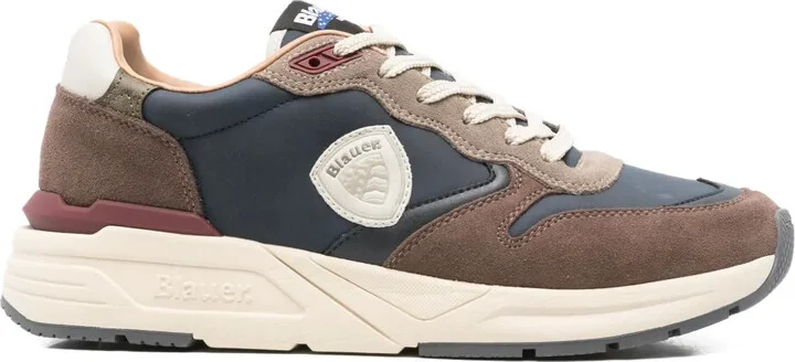 Leather Panel Sneakers