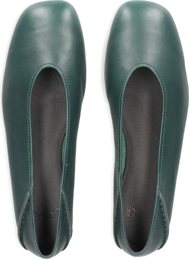 Leather Panelled Ballet Flats - Image 4