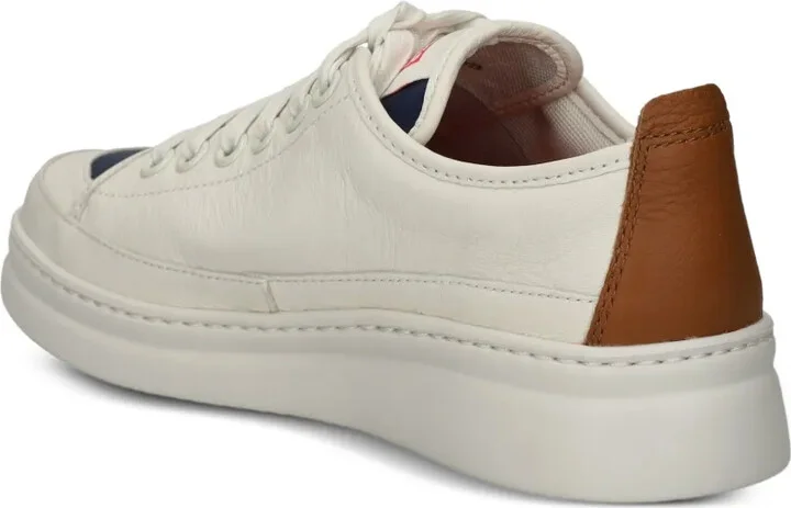 Leather-Panelled Lace-Up Sneakers - Image 4