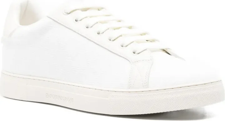 Leather-Panelled Lace-Up Sneakers - Image 2