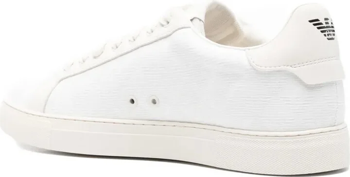 Leather-Panelled Lace-Up Sneakers - Image 3