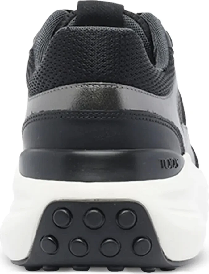 Leather-Panelled Lace-Up Sneakers - Image 3
