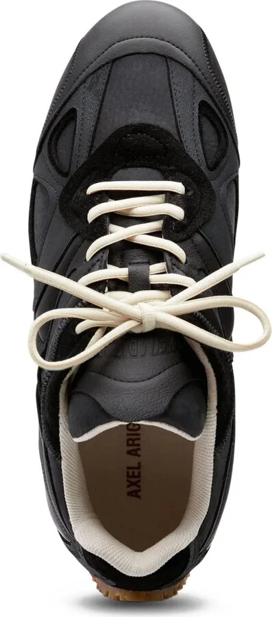 Leather Panelled Lace-Up Sneakers - Image 3