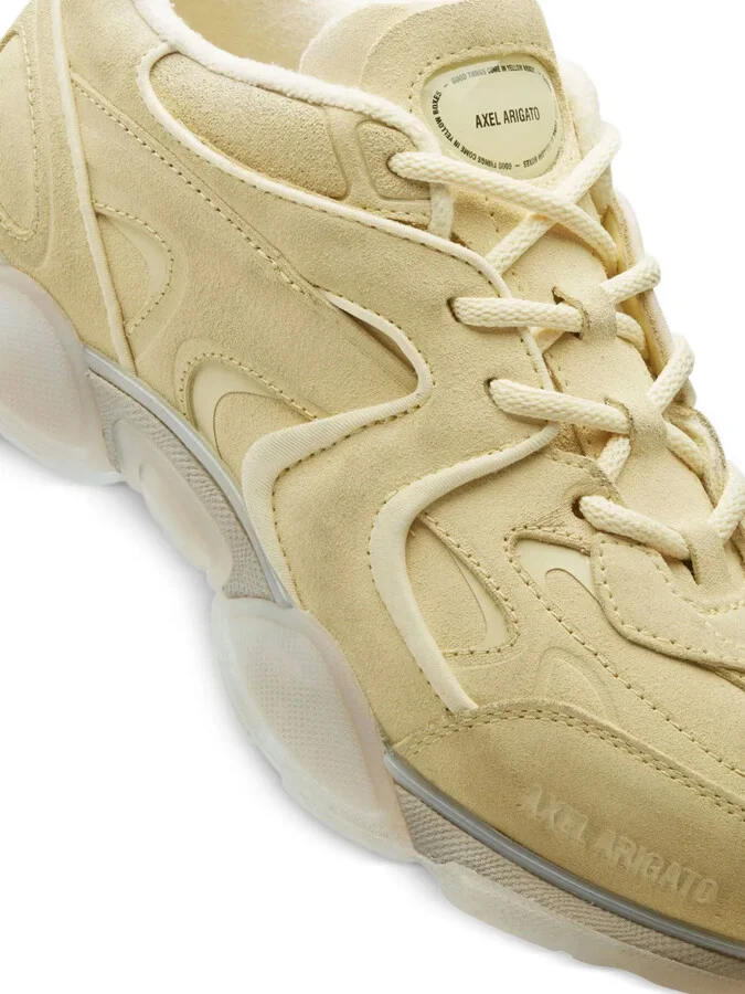 Leather Panelled Lace-Up Sneakers - Image 4
