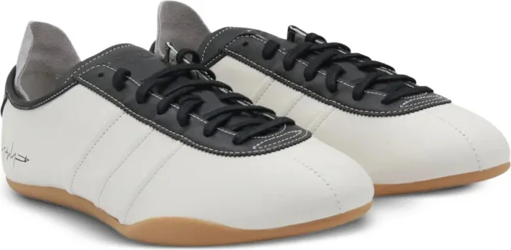 Leather Panelled Lace-Up Sneakers - Image 2