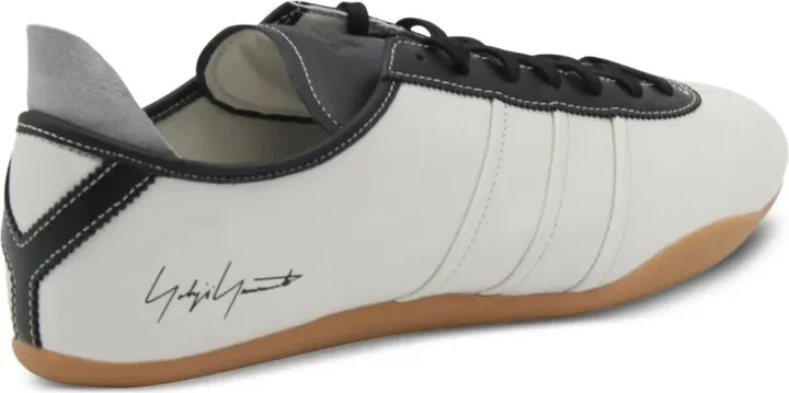 Leather Panelled Lace-Up Sneakers - Image 3