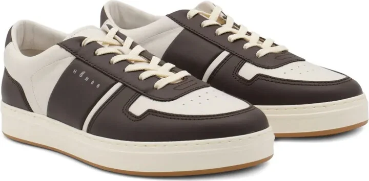 Leather Panelled Low-Top Sneakers - Image 2