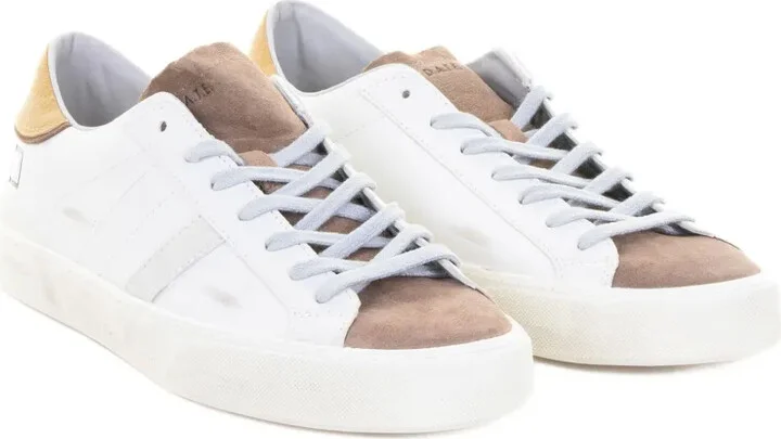 Leather-Panelled Low-Top Sneakers - Image 2